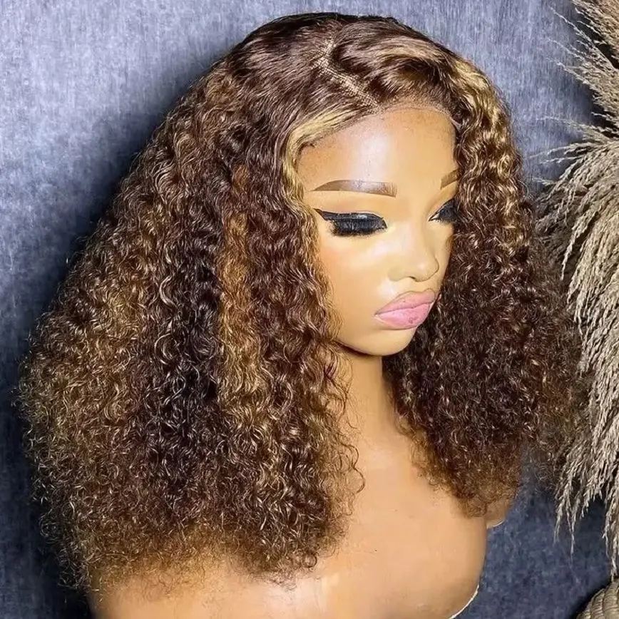 4/27 Highlight Bob Wig Human Hair Water Wave Lace Frontal Wig 4x4 5x5 Hd Lace Closure Wig Ombre Blonde Short Bob Curly Wigs 200%
4/27 Highlight Bob Wig Human Hair Water Wave Lace Frontal Wig 4x4 5x5 Hd Lace Closure Wig Ombre Blonde Short Bob Curly Wigs 200%