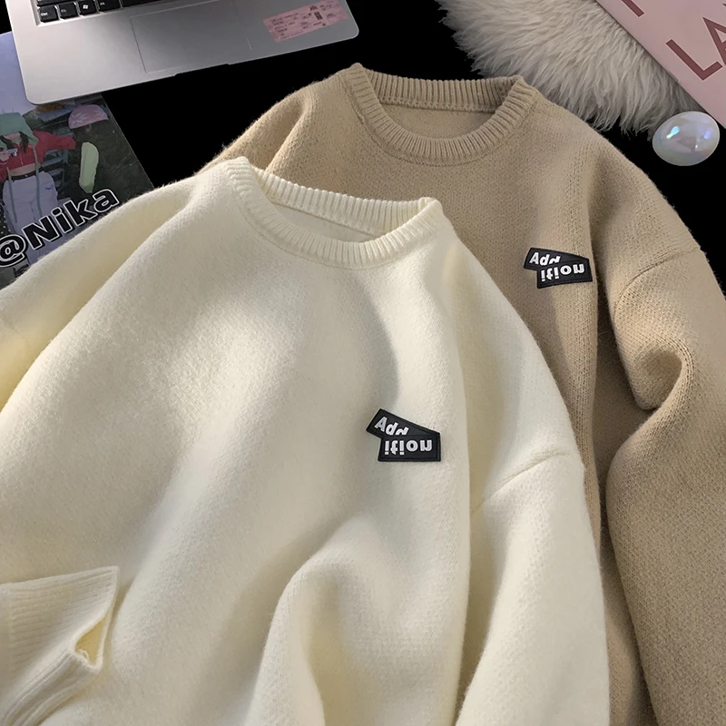 Вязаный свитер для мальчиков-подростков на весну-осень 2024 года, новый, универсальный, теплый базовый слой, повседневный, с длинными рукавами, круглым вырезом, топ
Вязаный свитер для мальчиков-подростков на весну-осень 2024 года, новый, универсальный, теплый базовый слой, повседневный, с длинными рукавами, круглым вырезом, топ