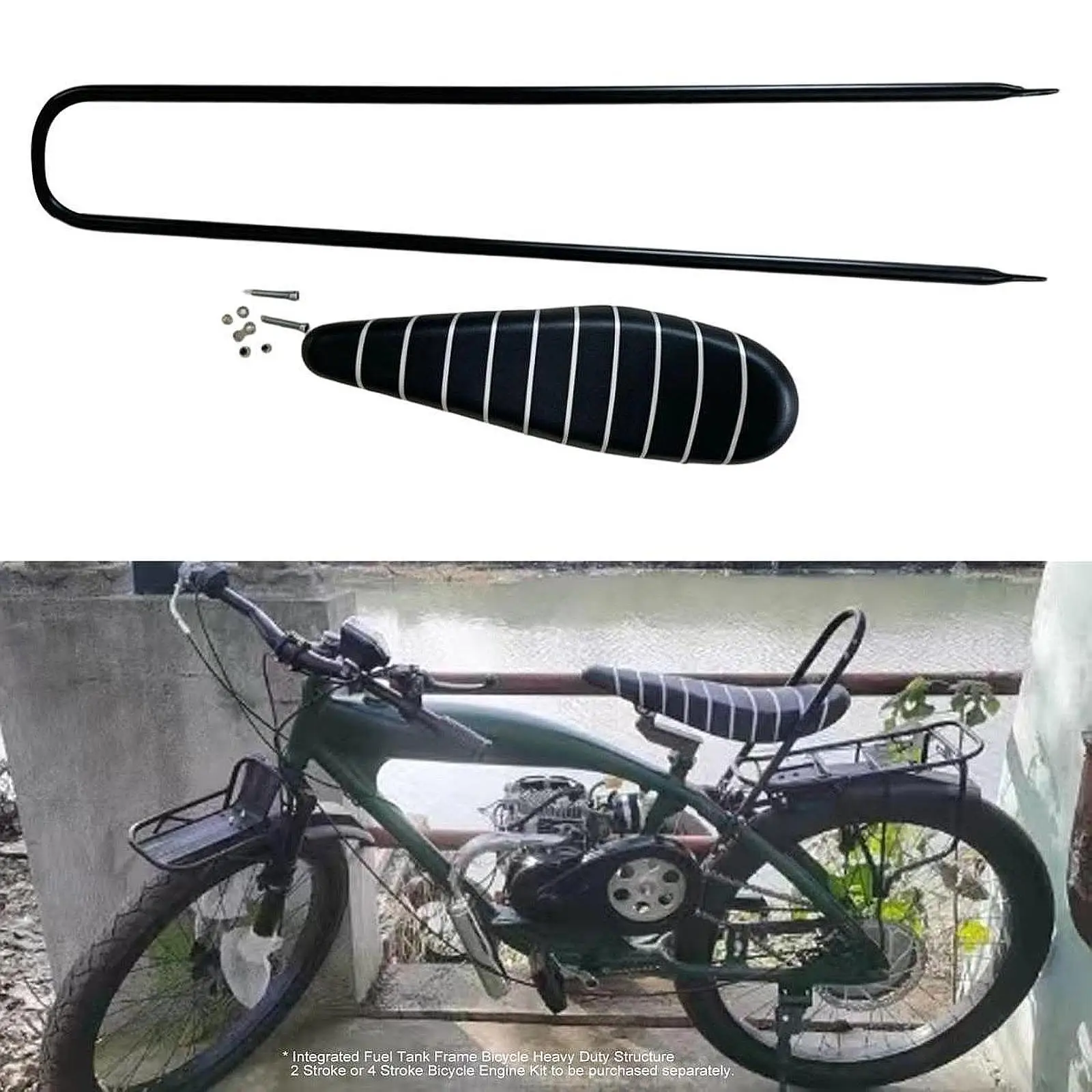 Professional Ergonomic Bike Seat Long Saddle U Shape Sissy Bar Black Ultra Comfortable Bicycle Saddle for Modified Bikes
Professional Ergonomic Bike Seat Long Saddle U Shape Sissy Bar Black Ultra Comfortable Bicycle Saddle for Modified Bikes