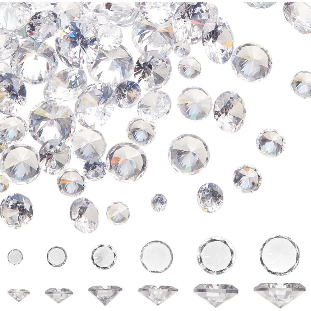 Cubic Zirconia Cabochons Faceted Clear 6.8x5.2x1.1cm 120pcs/box
Cubic Zirconia Cabochons Faceted Clear 6.8x5.2x1.1cm 120pcs/box