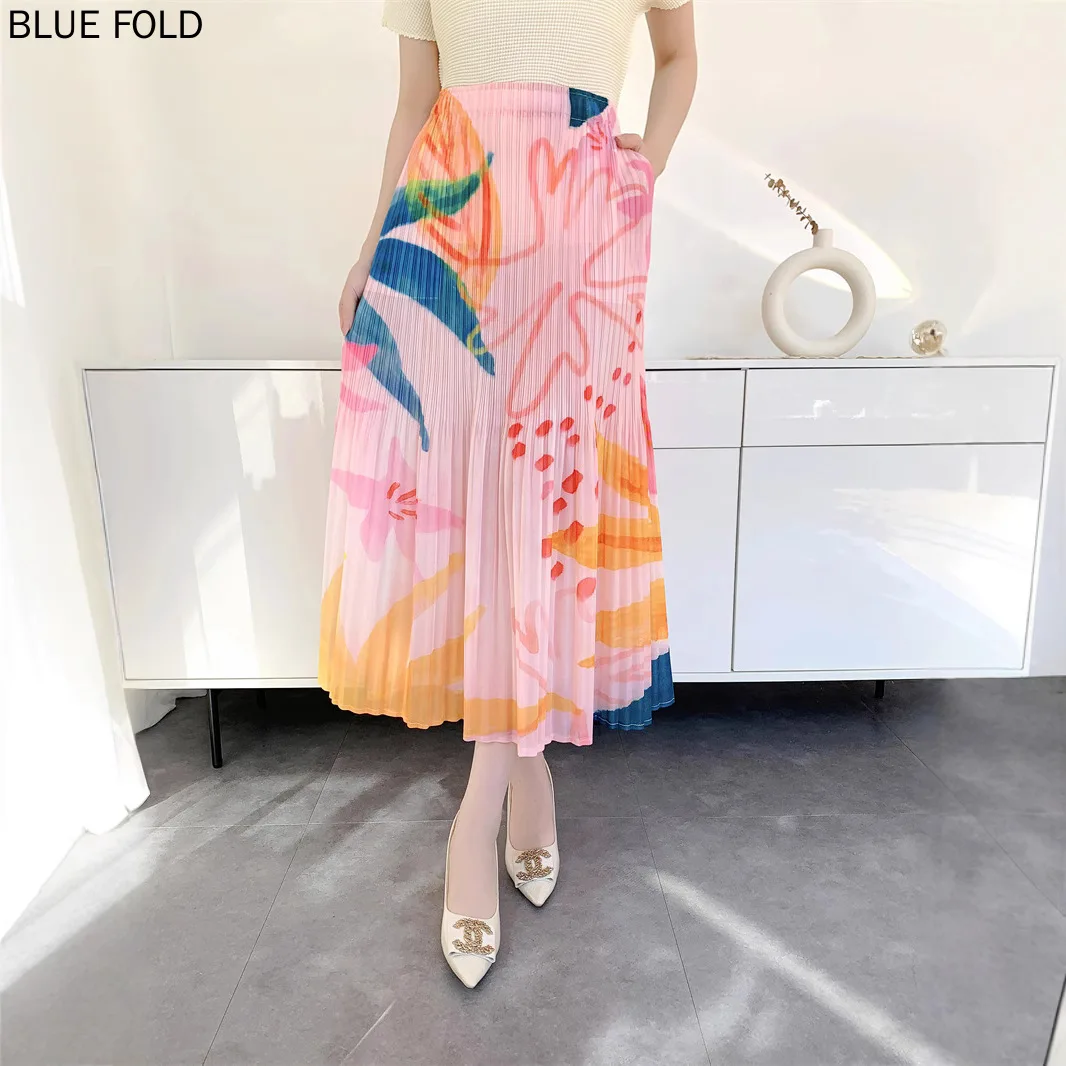 MIYAKE PLEATS Women's Summer 2025 Digital Print Pleated Skirt Comfortable Casual Pleated Faldas Ropa De Mujer
MIYAKE PLEATS Women's Summer 2025 Digital Print Pleated Skirt Comfortable Casual Pleated Faldas Ropa De Mujer