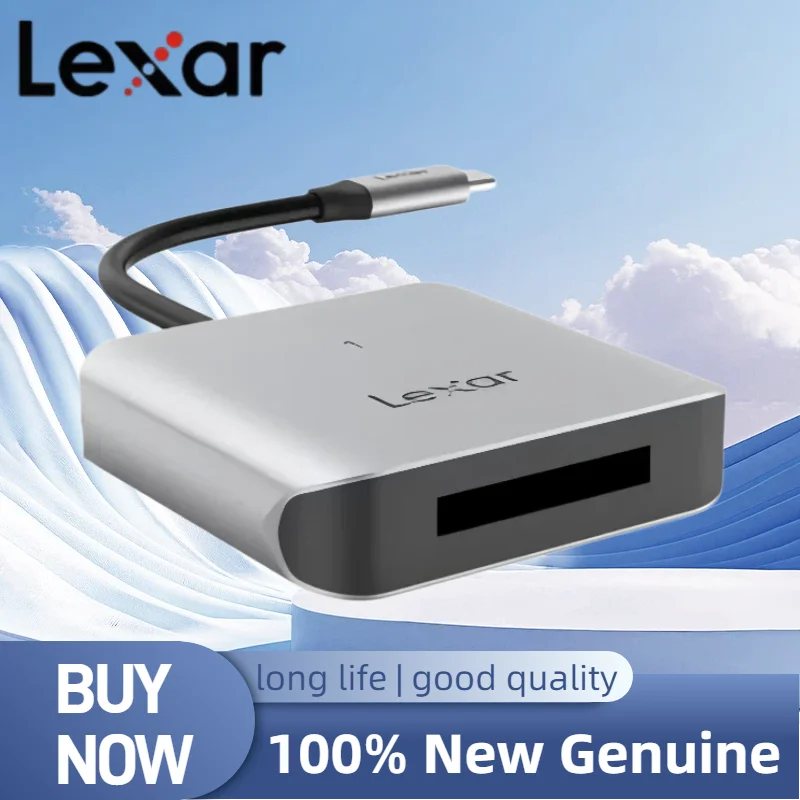 Lexar Original Type C USB 3.2 Gen 2 CFexpress Type B 510U CFE Memory Card Reader 10Gbps 8K Card Reader
Lexar Original Type C USB 3.2 Gen 2 CFexpress Type B 510U CFE Memory Card Reader 10Gbps 8K Card Reader