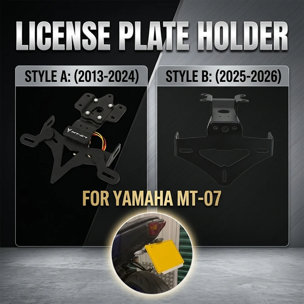 For YAMAHA MT07 MT 07 FZ-07 Motorcycle Accessories License Plate Holder Rear Tail Tidy Fender Eliminator Kit Bracket MT-07
For YAMAHA MT07 MT 07 FZ-07 Motorcycle Accessories License Plate Holder Rear Tail Tidy Fender Eliminator Kit Bracket MT-07