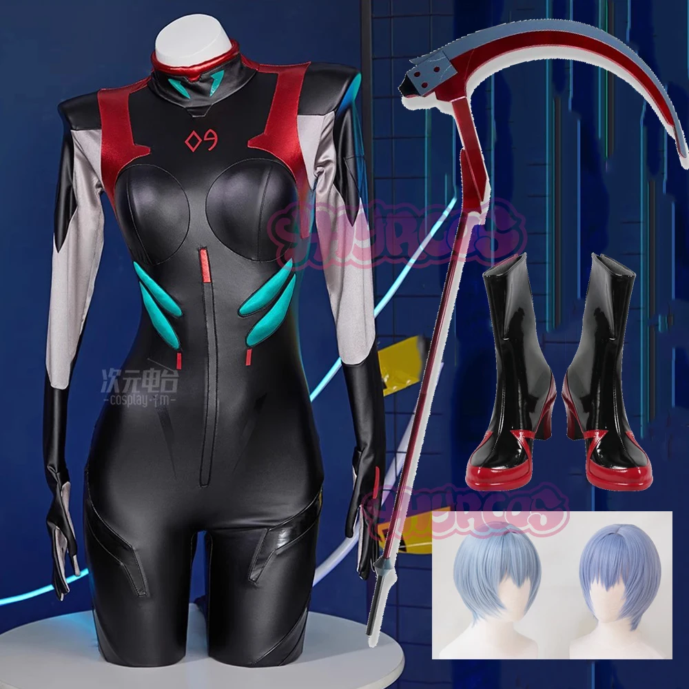 Сексуальный аниме AAyanamii RReii Косплей Костюм Ayanami RReii PU Черный Комбинезон Хэллоуин Косплей Костюм Парик Обувь Реквизит Аксессуары
Сексуальный аниме AAyanamii RReii Косплей Костюм Ayanami RReii PU Черный Комбинезон Хэллоуин Косплей Костюм Парик Обувь Реквизит Аксессуары