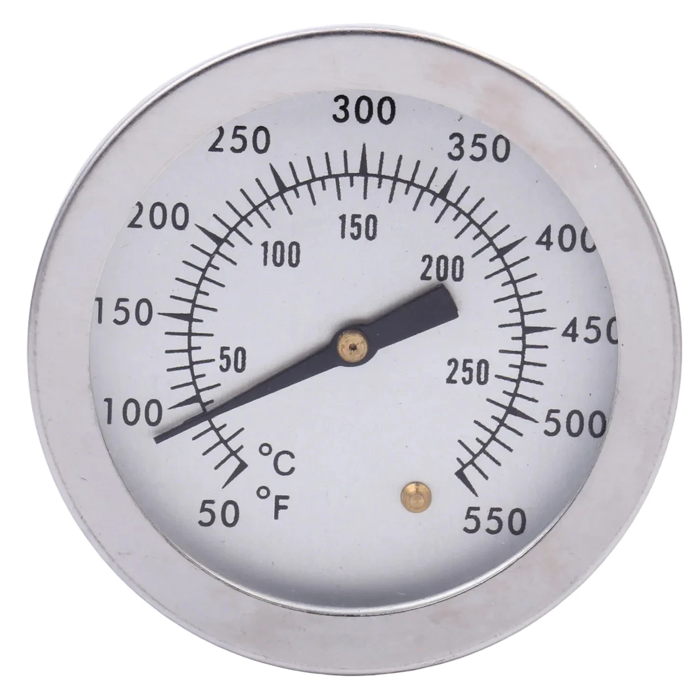 Oven Thermometer Stainless Steel Bimetallic Type with Large Clear Dial for Fast Temperature Reading in Celsius and Fahrenheit
Oven Thermometer Stainless Steel Bimetallic Type with Large Clear Dial for Fast Temperature Reading in Celsius and Fahrenheit