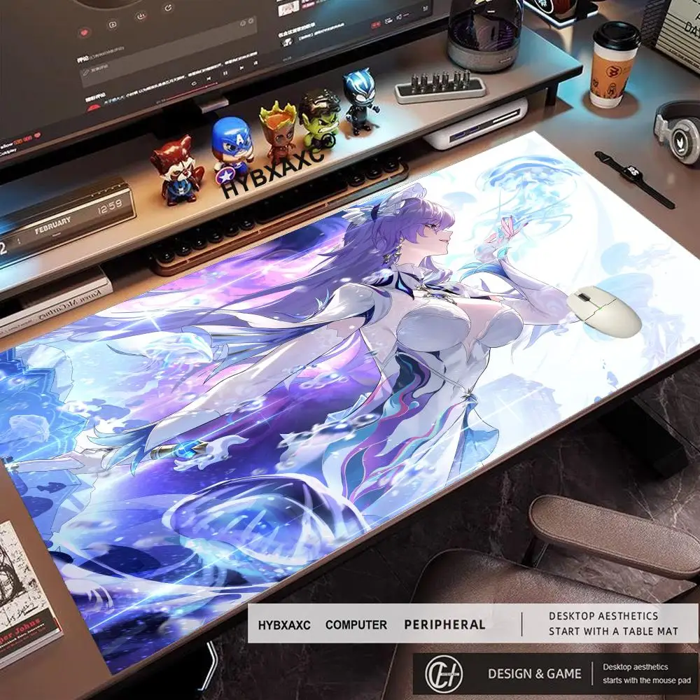 Mousepad HYBXAXC HD game fantasy G-Genshin Impact Mouse Pad Large Gaming Mousepad with Stitched Edges Thickened Desk Mat PC
Mousepad HYBXAXC HD game fantasy G-Genshin Impact Mouse Pad Large Gaming Mousepad with Stitched Edges Thickened Desk Mat PC
