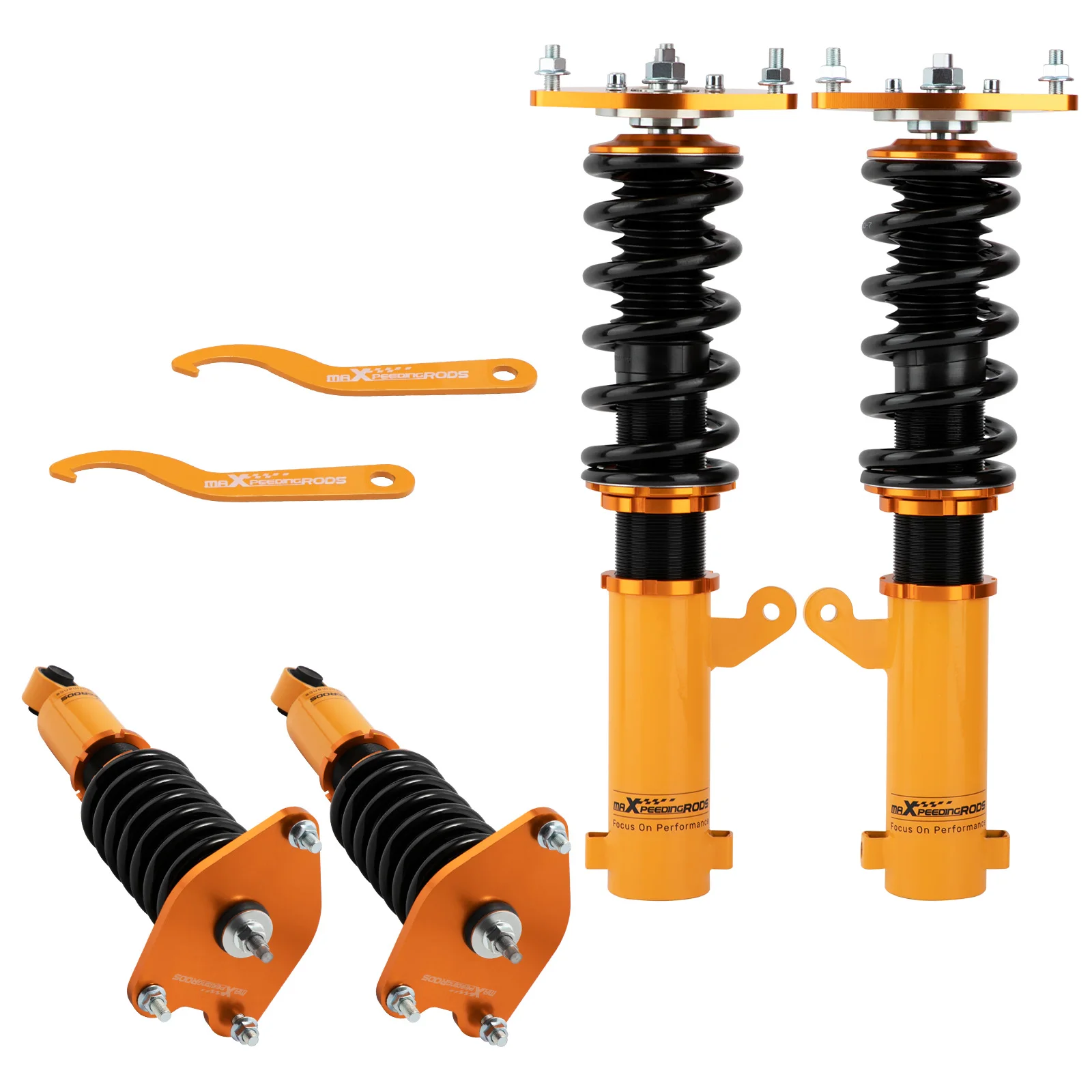 MaXpeedingrods Coilover Shock Absorber Kits for Mitsubishi Eclipse 4G 2006-2012 Galant DJ 2004-2012 Adj Height
MaXpeedingrods Coilover Shock Absorber Kits for Mitsubishi Eclipse 4G 2006-2012 Galant DJ 2004-2012 Adj Height