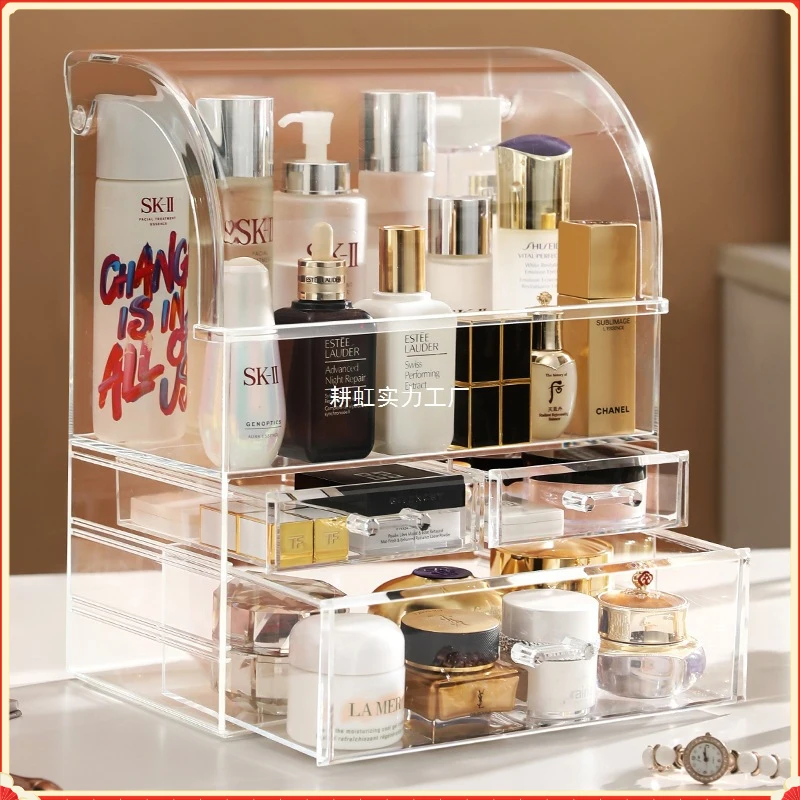 Clear Covered Makeup Storage Case Acrylic Drawer Holder Home Desktop Organizer
Clear Covered Makeup Storage Case Acrylic Drawer Holder Home Desktop Organizer