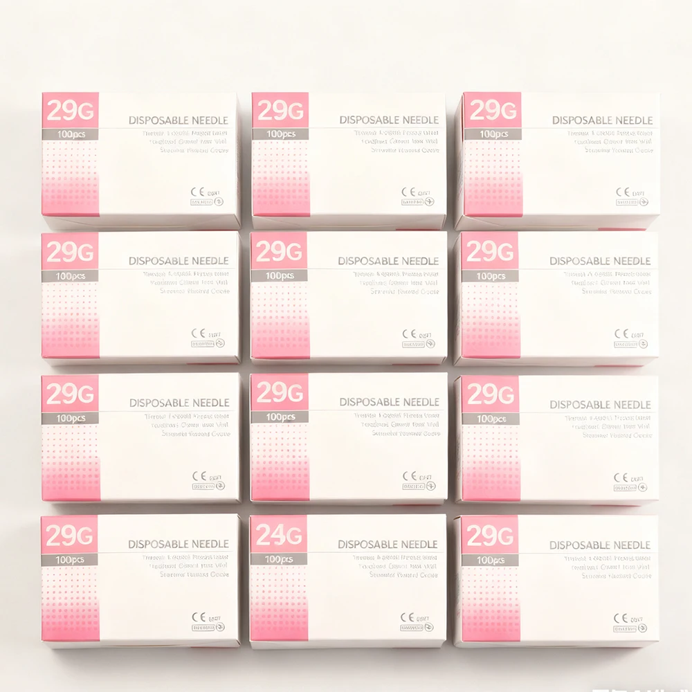 100/1200pcs 29G13MM Piercing Painless Small Superfine Beauty Needle 13mm Syringe Injection Steel Tip Needles
100/1200pcs 29G13MM Piercing Painless Small Superfine Beauty Needle 13mm Syringe Injection Steel Tip Needles