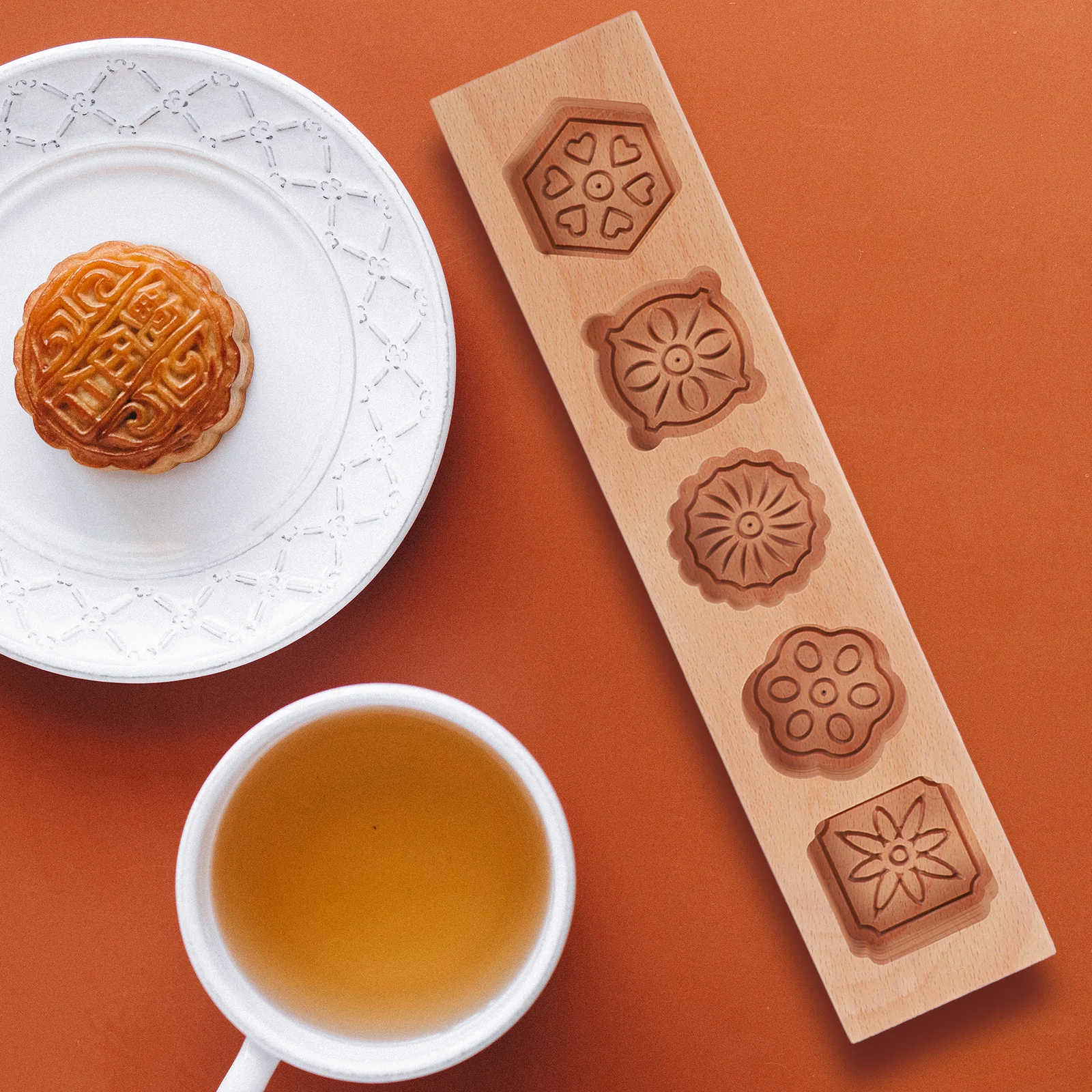 Wooden Moon Cake Mold with Chinese Pattern DIY Pastry Baking Mold Moon Cake Maker Kitchen Tool Pastry Baking Tool
Wooden Moon Cake Mold with Chinese Pattern DIY Pastry Baking Mold Moon Cake Maker Kitchen Tool Pastry Baking Tool