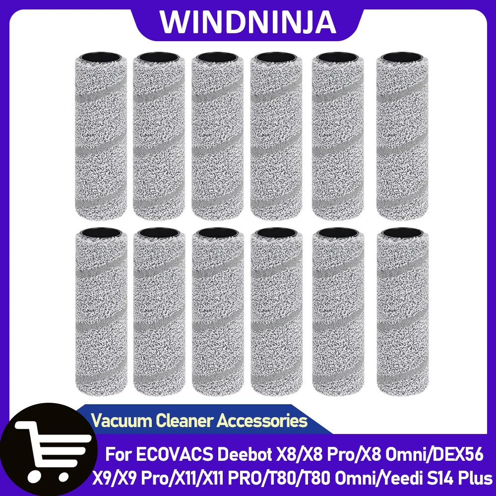 Roller Mop Parts For ECOVACS DEEBOT X9 Pro/X9Pro Omni/X8 Pro/X8Pro Omni/T80 OMNI/T80Pro Omni/X11PRO Mop Cloth Roller Brush Part
Roller Mop Parts For ECOVACS DEEBOT X9 Pro/X9Pro Omni/X8 Pro/X8Pro Omni/T80 OMNI/T80Pro Omni/X11PRO Mop Cloth Roller Brush Part