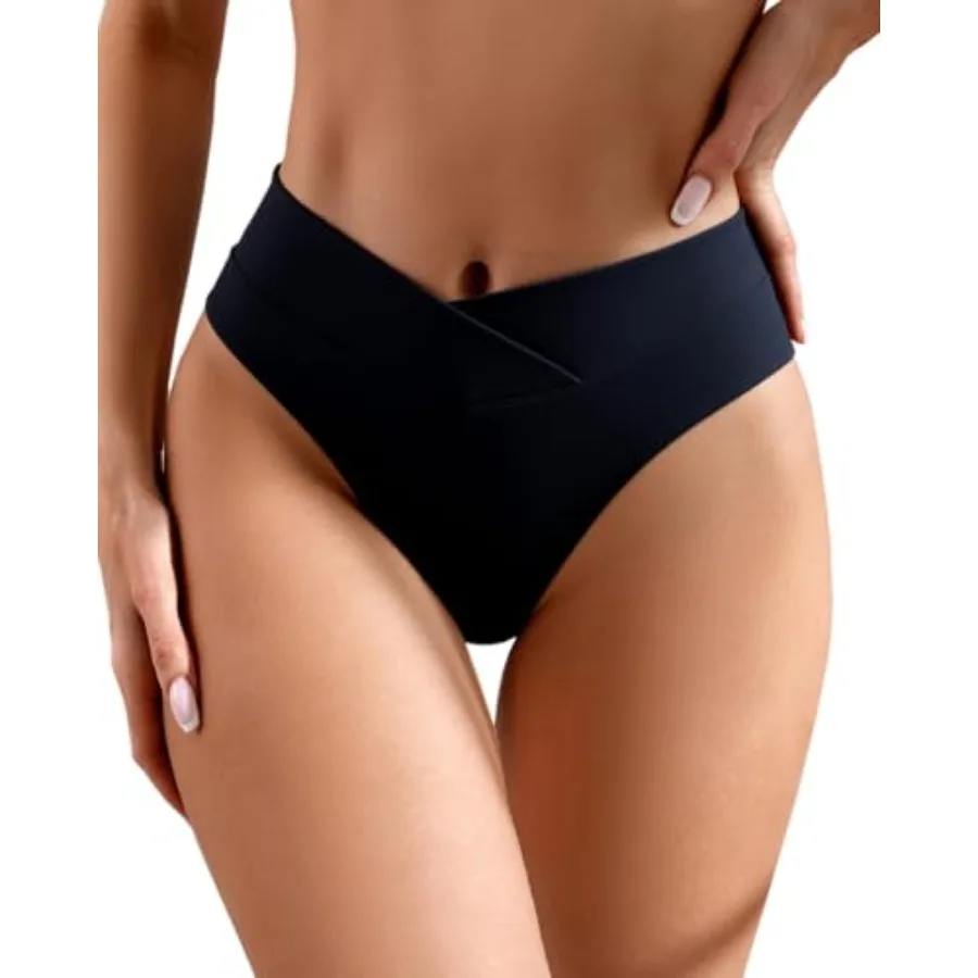 Women's V Cross High Waist High Cut Brazilian Cheeky Thong Bikini Swimsuit Bottoms
Women's V Cross High Waist High Cut Brazilian Cheeky Thong Bikini Swimsuit Bottoms