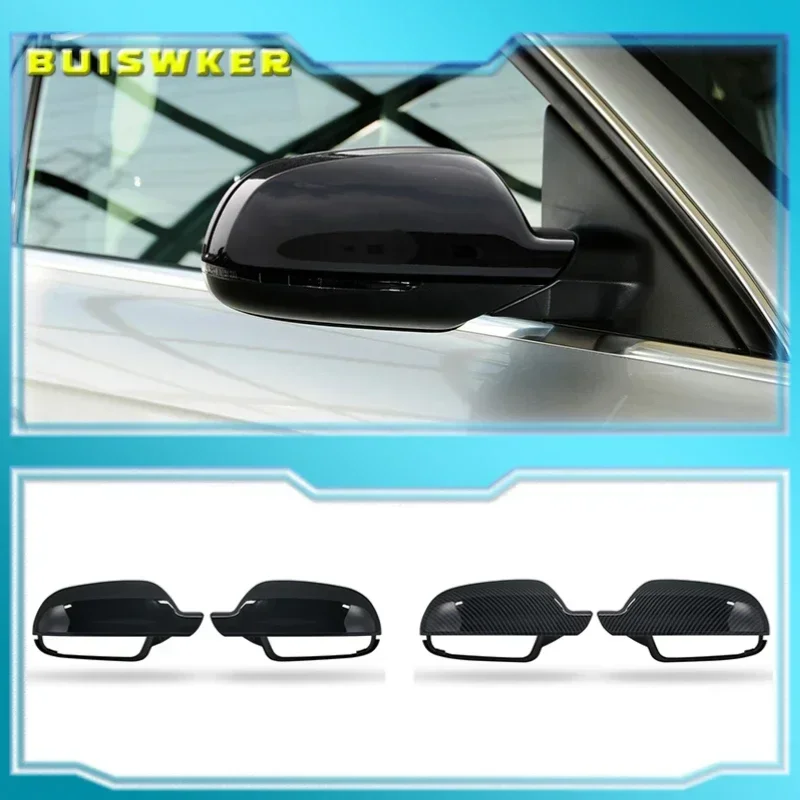 2Pcs Carbon fiber style Rearview Mirror Shells Cover Protection Cap Car Styling Shell Side Mirror Shell Covers For A3 A4 A5 B8.5
2Pcs Carbon fiber style Rearview Mirror Shells Cover Protection Cap Car Styling Shell Side Mirror Shell Covers For A3 A4 A5 B8.5