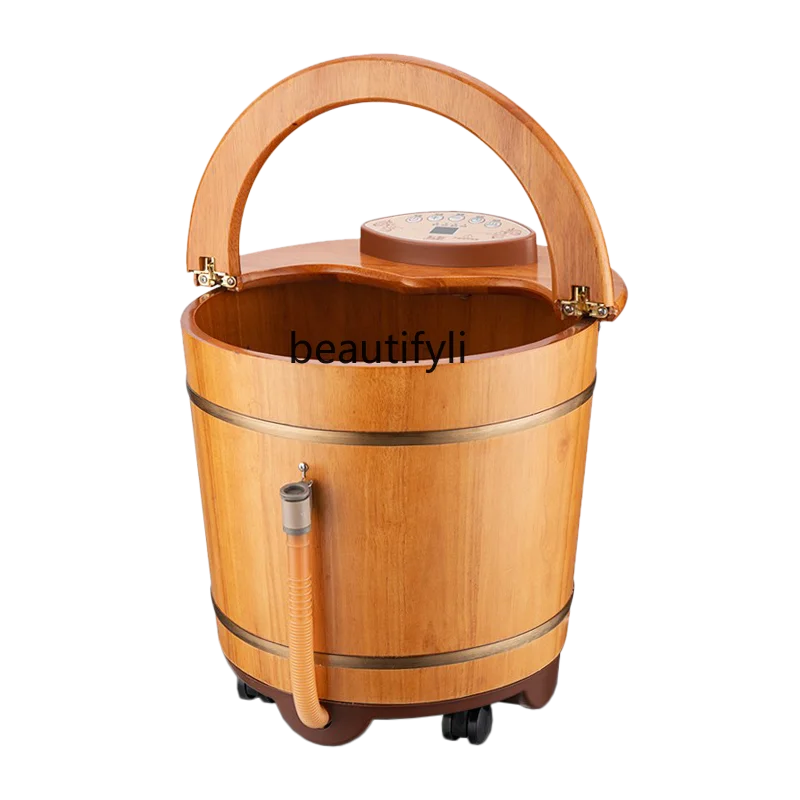 Foot Bath Barrel Electric Heating Constant Temperature Oak Foot Bath Tub Foot Washing Wooden Barrel Automatic Pedicure
Foot Bath Barrel Electric Heating Constant Temperature Oak Foot Bath Tub Foot Washing Wooden Barrel Automatic Pedicure