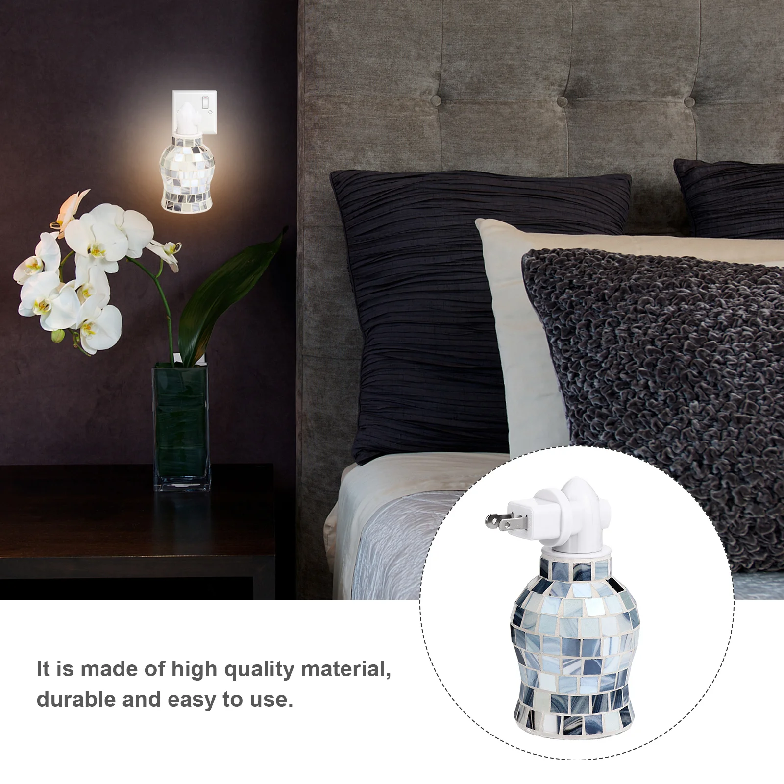 1Pcs Aromatherapy Essential Oil Lamp Smokeless Plug-in Warmer for Home Spa Yoga Room Night Light Decor Glass Electric
1Pcs Aromatherapy Essential Oil Lamp Smokeless Plug-in Warmer for Home Spa Yoga Room Night Light Decor Glass Electric