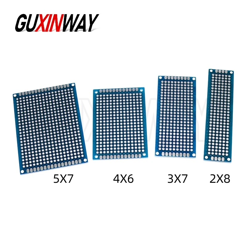 Double Sided Circuit Boards DIY Electronic Kit 3x7cm 4x6cm 5x7cm 7x9cmPrototype BoardsBlue Circuit Perfboard
Double Sided Circuit Boards DIY Electronic Kit 3x7cm 4x6cm 5x7cm 7x9cmPrototype BoardsBlue Circuit Perfboard