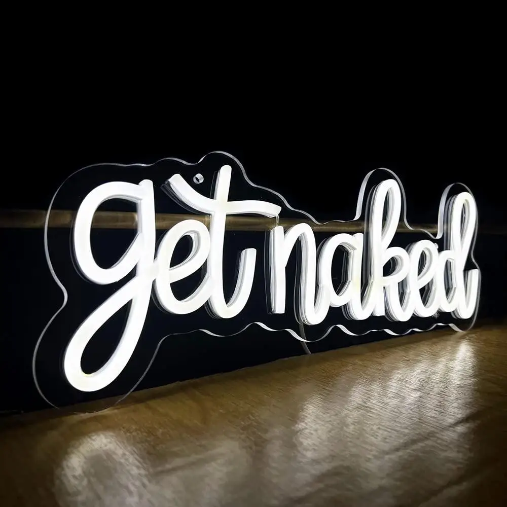 Get Naked Neon Sign USB Dimmable LED Light for Wall Decor Bathroom Farmhouse Bedroom Wedding Party Anniversary Art Decoration
Get Naked Neon Sign USB Dimmable LED Light for Wall Decor Bathroom Farmhouse Bedroom Wedding Party Anniversary Art Decoration