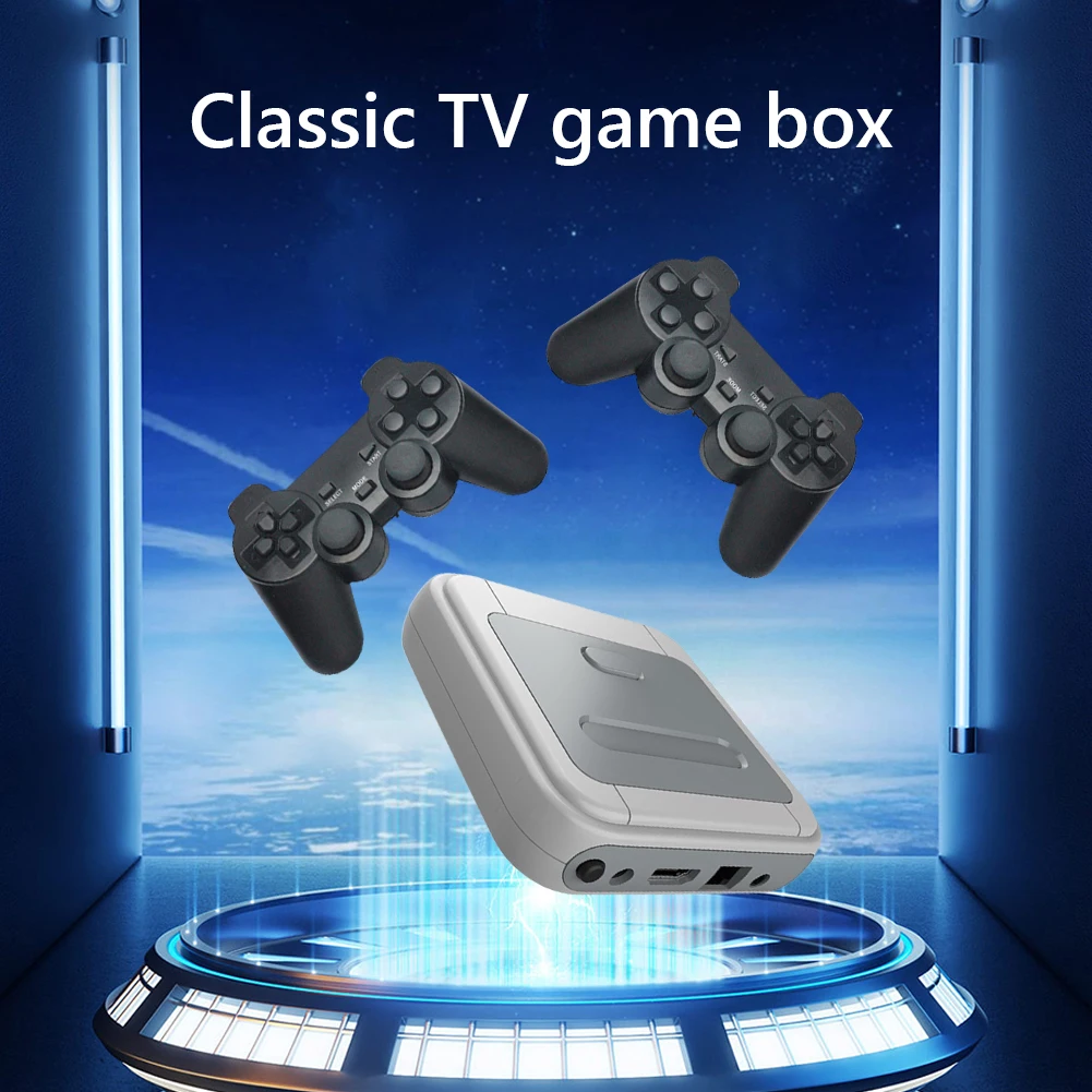 Super Console X Pro Gaming Console 65000+ Classic Games 70+Emulators Support HD/AV LAN/WiFi Dual Wireless Controllers for 4K TV
Super Console X Pro Gaming Console 65000+ Classic Games 70+Emulators Support HD/AV LAN/WiFi Dual Wireless Controllers for 4K TV