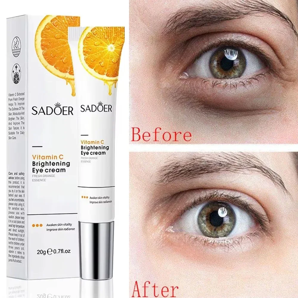 SADOER Vitamin C Eye Cream Moisturizing Anti Dark Circles Eye Bags Firming Anti-puffiness Beauty Eyes Skin Care Products
SADOER Vitamin C Eye Cream Moisturizing Anti Dark Circles Eye Bags Firming Anti-puffiness Beauty Eyes Skin Care Products