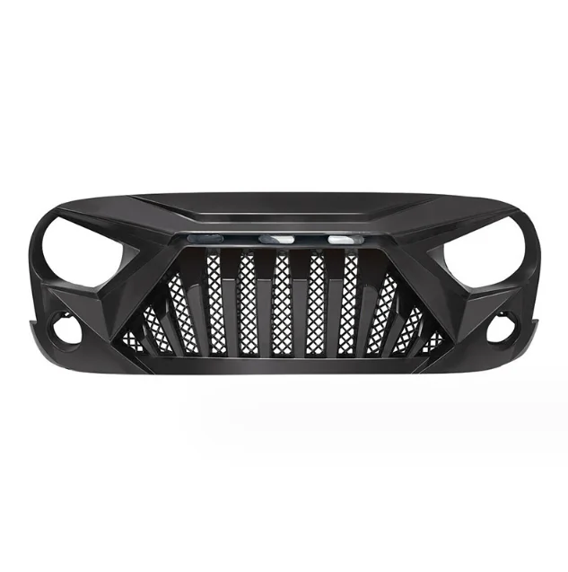 Автомобильные грили для Jeep Wrangler JK 2007-2018 гг., передняя решетка, матовый черный материал ABS
Автомобильные грили для Jeep Wrangler JK 2007-2018 гг., передняя решетка, матовый черный материал ABS