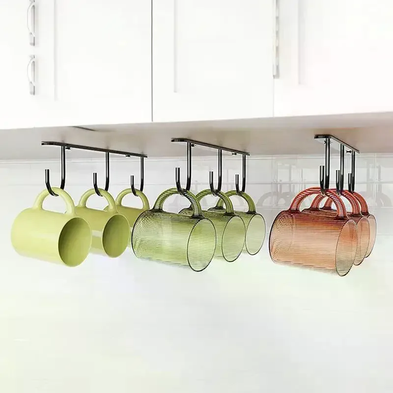 Minimalist Cabinet Mug Hooks Water Cup Racks And Upside-down Coffee Cup Display Rack
Minimalist Cabinet Mug Hooks Water Cup Racks And Upside-down Coffee Cup Display Rack
