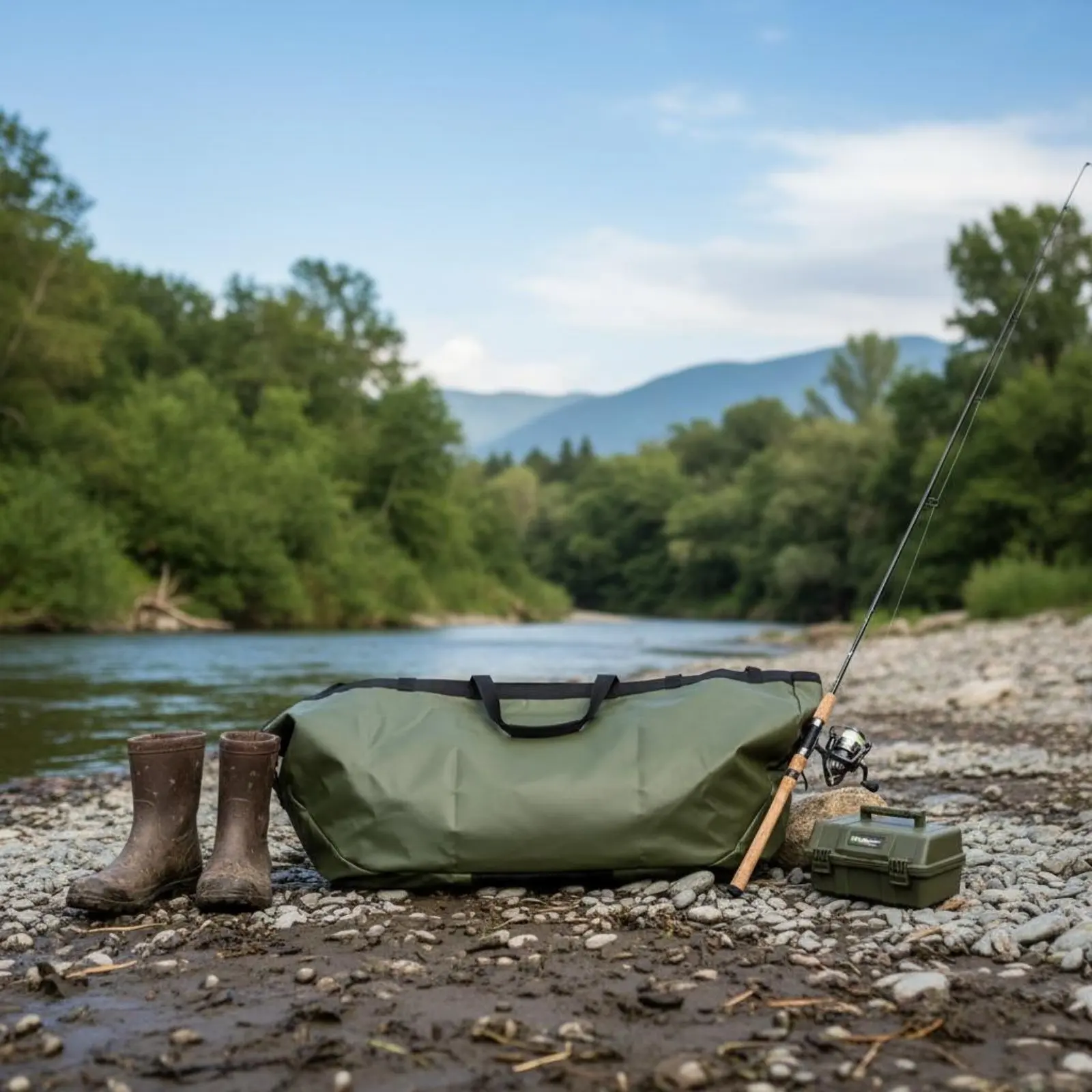 Waterproof Catch Carrier Wear-Resistant Catch Weigh Holder Unhooking Mat Bag Easy to Clean Large Capacity Fishing Tote
Waterproof Catch Carrier Wear-Resistant Catch Weigh Holder Unhooking Mat Bag Easy to Clean Large Capacity Fishing Tote