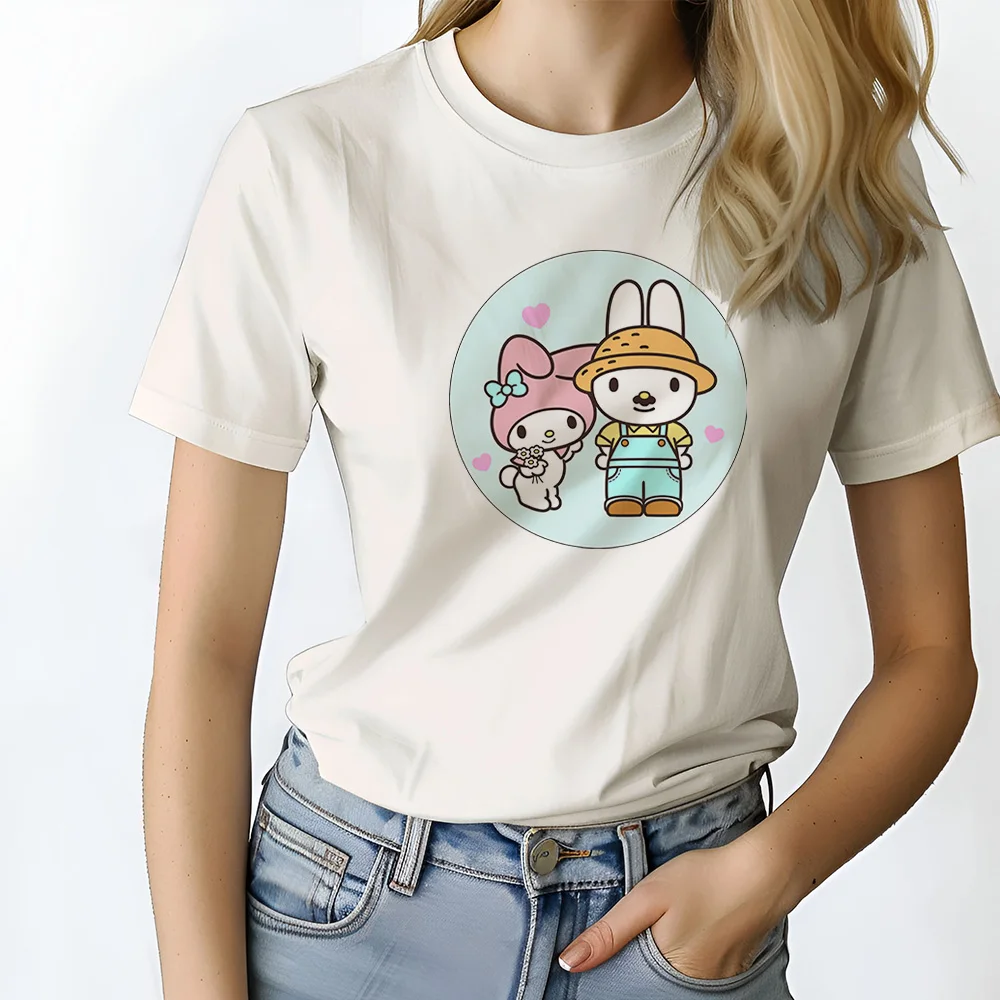 Милая футболка с принтом My Melody, белая, дышащая, мягкая, для мужчин и женщин, идея для подарка, унисекс, для пар.
Милая футболка с принтом My Melody, белая, дышащая, мягкая, для мужчин и женщин, идея для подарка, унисекс, для пар.