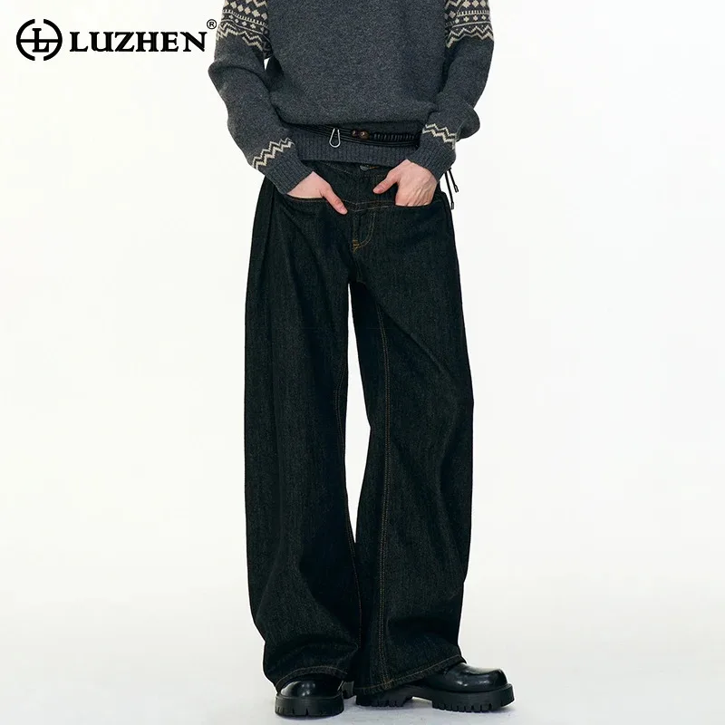 LUZHEN Original Personalized Pockets Decorate Straight Casual Jeans Men's 2025 New Fashion Plain High Quality Denim Pants JY3444
LUZHEN Original Personalized Pockets Decorate Straight Casual Jeans Men's 2025 New Fashion Plain High Quality Denim Pants JY3444