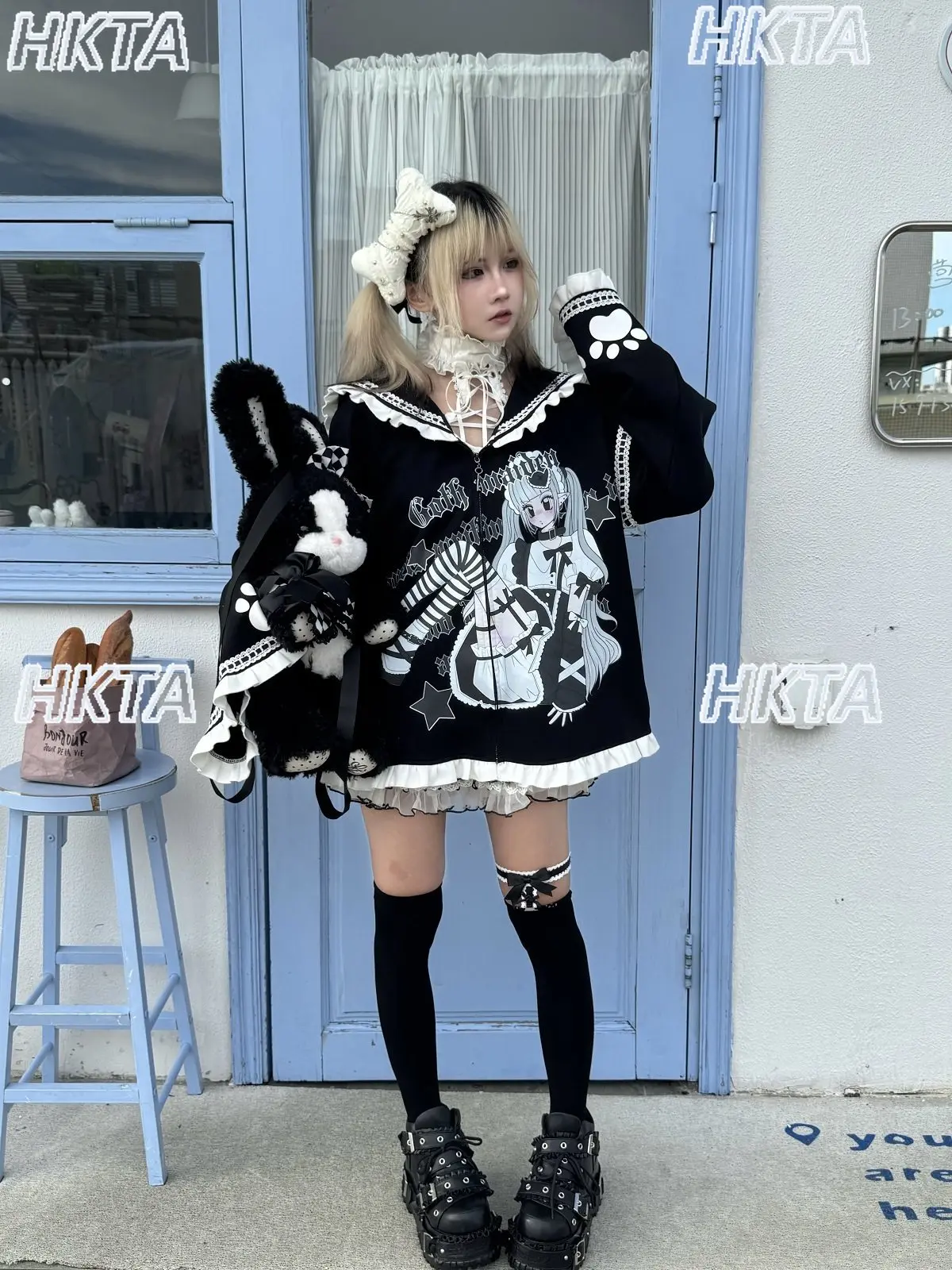 Japanese Subculture Y2k Two Dimensional Printing Coats Girls Horn Long Sleeved Navy Collar Pleated Hoodie Cardigan Jacket Women
Japanese Subculture Y2k Two Dimensional Printing Coats Girls Horn Long Sleeved Navy Collar Pleated Hoodie Cardigan Jacket Women