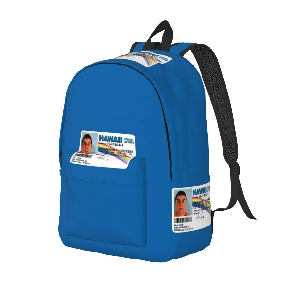 McLovin Driver License Backpack Daypack Large Capacity Children BookBag School Bag Shoulder Bags for Boys Girls
McLovin Driver License Backpack Daypack Large Capacity Children BookBag School Bag Shoulder Bags for Boys Girls