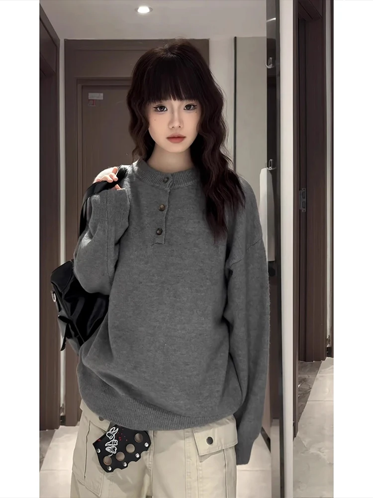 Deep ey Ne Knitwear Men's Sle Autumn Winter American Preppy Sle Knitted irt High-End Feeling Base Layer Sweater
Deep ey Ne Knitwear Men's Sle Autumn Winter American Preppy Sle Knitted irt High-End Feeling Base Layer Sweater