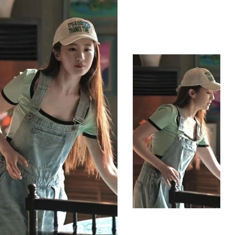 EXJR Rose Story Women's Denim Overalls Long Pants Set Street Style Straight Leg mid Waist Cotton Fabric Female Suit
EXJR Rose Story Women's Denim Overalls Long Pants Set Street Style Straight Leg mid Waist Cotton Fabric Female Suit