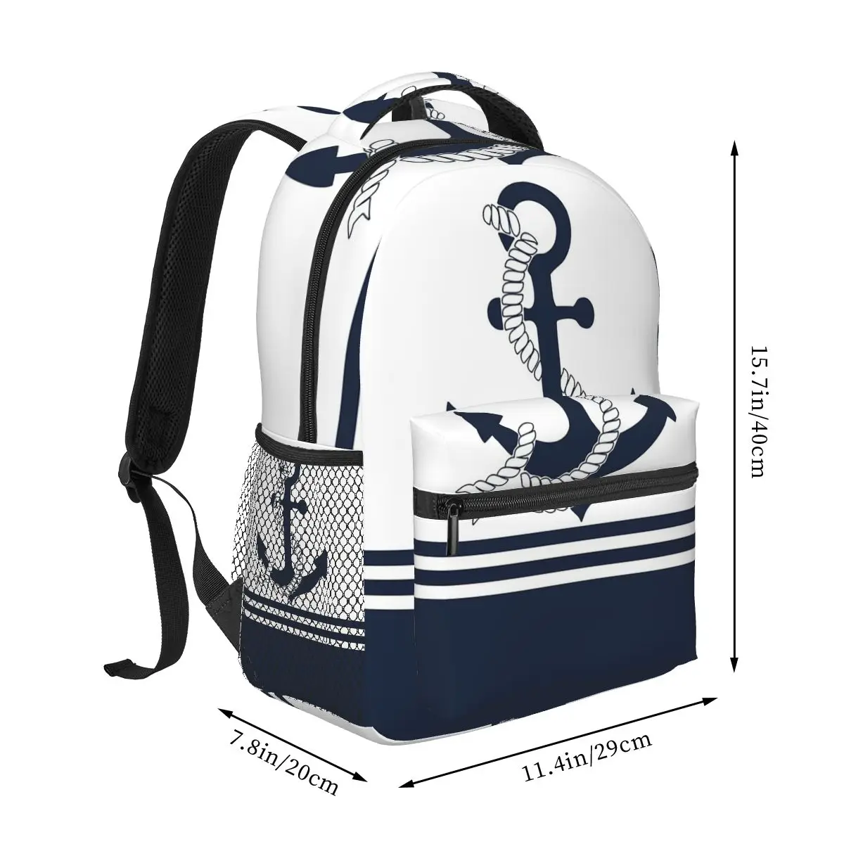 Anchor Nautical Sailor Backpack Student Boys Girls BookBag Kids School Bag Computer Shoulder Bags for Men Women
Anchor Nautical Sailor Backpack Student Boys Girls BookBag Kids School Bag Computer Shoulder Bags for Men Women