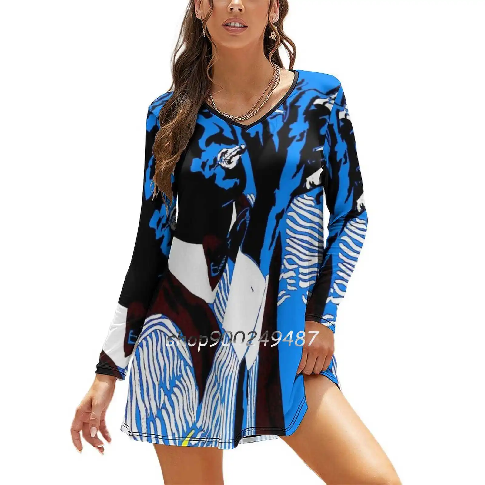 New Orleans : Vintage Jazz Advertising Print Women Casual High Waist Mini Dress Long Sleeve Dress Autumn New Fashion Dress New
New Orleans : Vintage Jazz Advertising Print Women Casual High Waist Mini Dress Long Sleeve Dress Autumn New Fashion Dress New