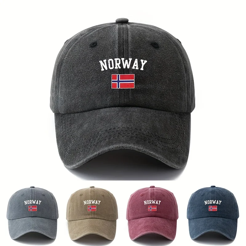 Unisex Norwegian Flag & NORWAY Lettering Vintage Cap - Norway Pride Outdoor Travel Hat, Lightweight Curved Brim, Hand Washable B
Unisex Norwegian Flag & NORWAY Lettering Vintage Cap - Norway Pride Outdoor Travel Hat, Lightweight Curved Brim, Hand Washable B