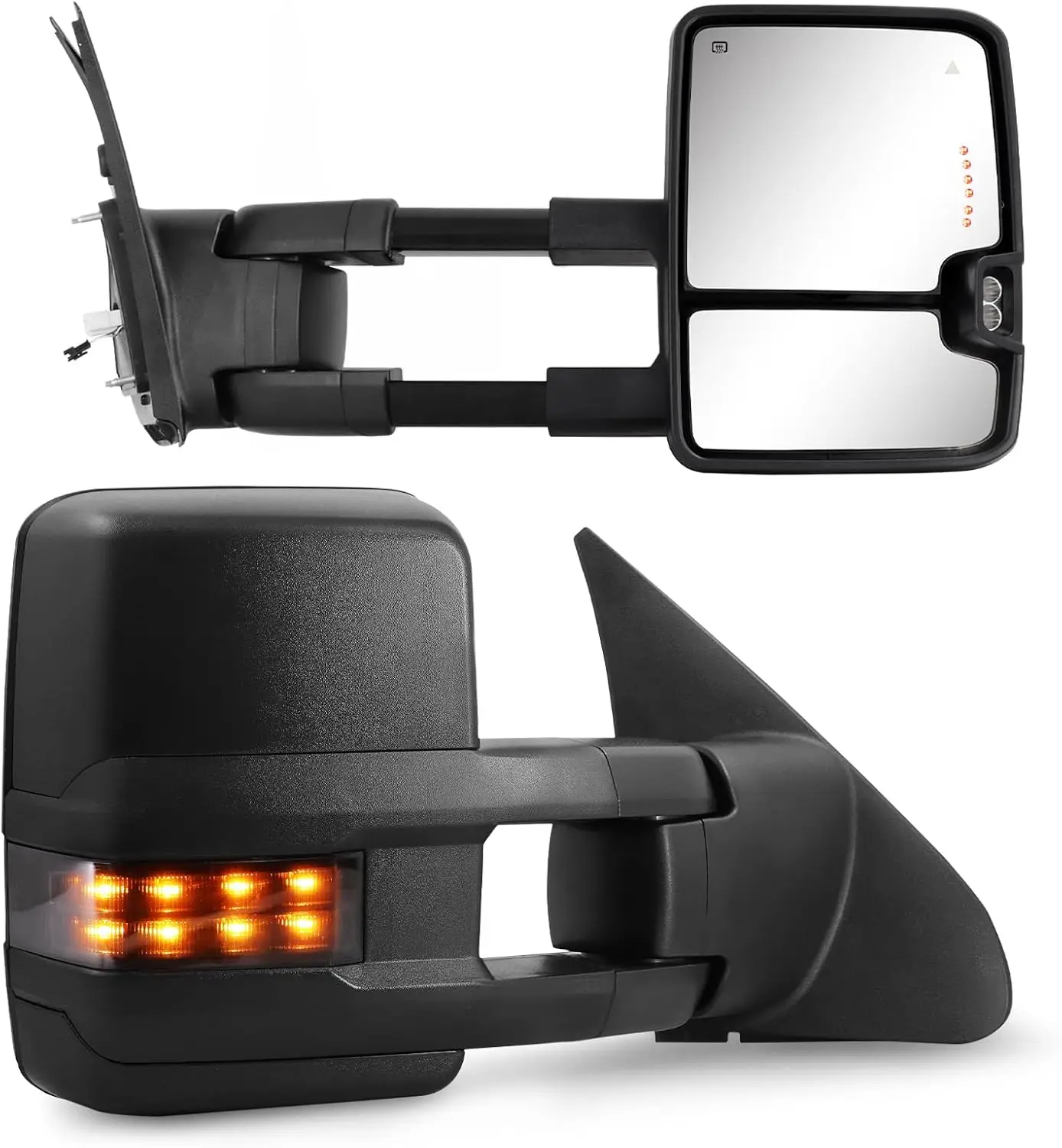 Toyota Towing Mirrors, Power Glass, Smoke, Heated with Blind Spot & Arrow Signal
Toyota Towing Mirrors, Power Glass, Smoke, Heated with Blind Spot & Arrow Signal