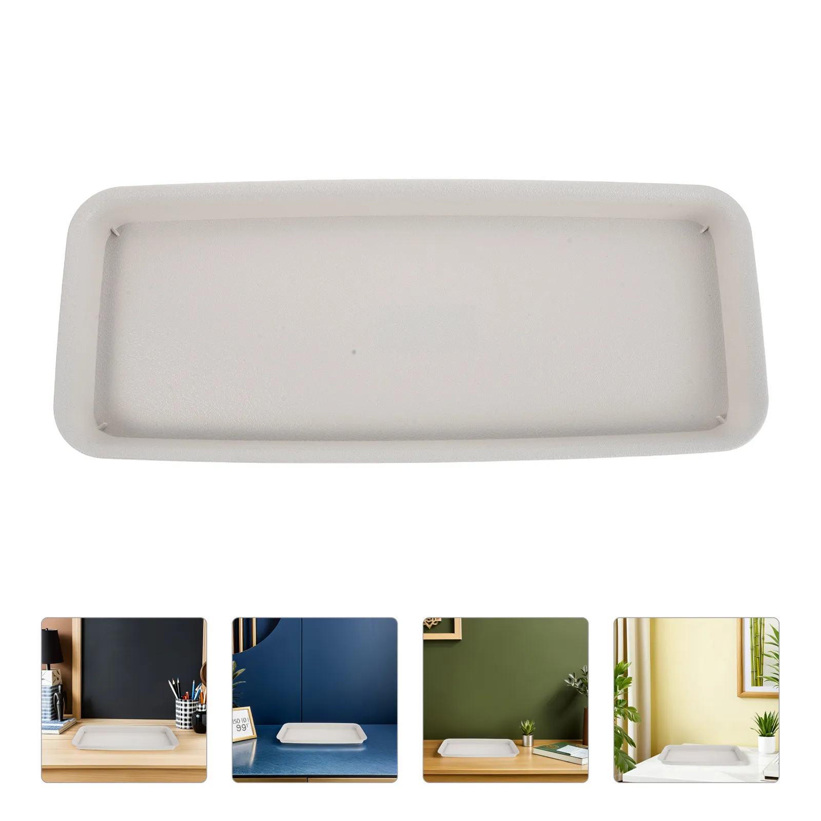 Rectangular Plant Pot Tray 19x8 Inch White Resin Drip Tray Water Catcher Indoor Outdoor Garden Flower Pot Saucer
Rectangular Plant Pot Tray 19x8 Inch White Resin Drip Tray Water Catcher Indoor Outdoor Garden Flower Pot Saucer