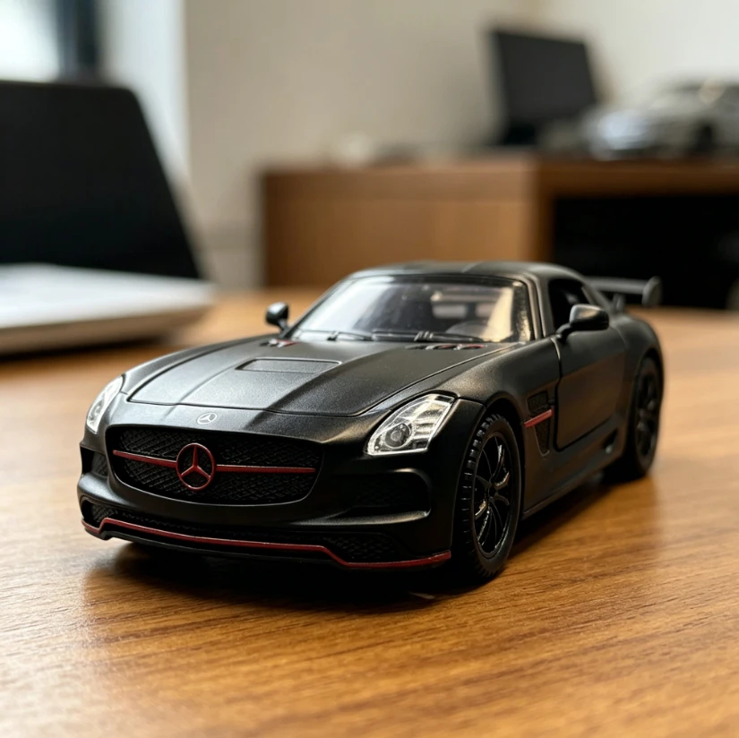 Alloy Car Model 1:32 SLS Gull Wing Door Sports Car Pull Back Toy Car Sound and Light Model Ornament,Perfect Gift for Boyfriend
Alloy Car Model 1:32 SLS Gull Wing Door Sports Car Pull Back Toy Car Sound and Light Model Ornament,Perfect Gift for Boyfriend