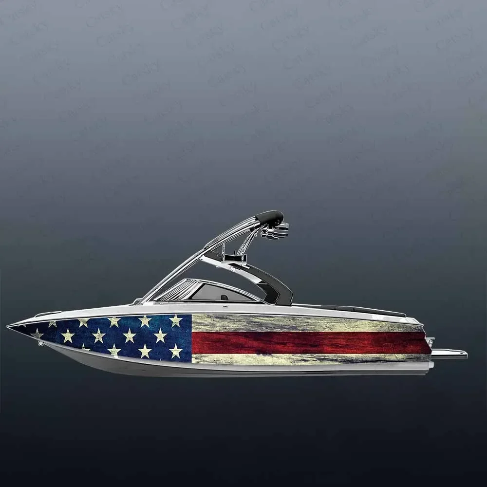 Custom American Flag Stripe Boat Sticker Fish boat Sticker Vinyl Waterproof Vessels Wrap Graphic Ship Decoration Wrap Decal Gift
Custom American Flag Stripe Boat Sticker Fish boat Sticker Vinyl Waterproof Vessels Wrap Graphic Ship Decoration Wrap Decal Gift