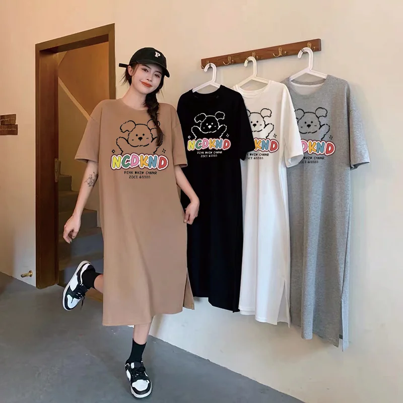 Летнее простое свободное повседневное женское платье с милым щенком и короткими рукавами для беременных
Летнее простое свободное повседневное женское платье с милым щенком и короткими рукавами для беременных