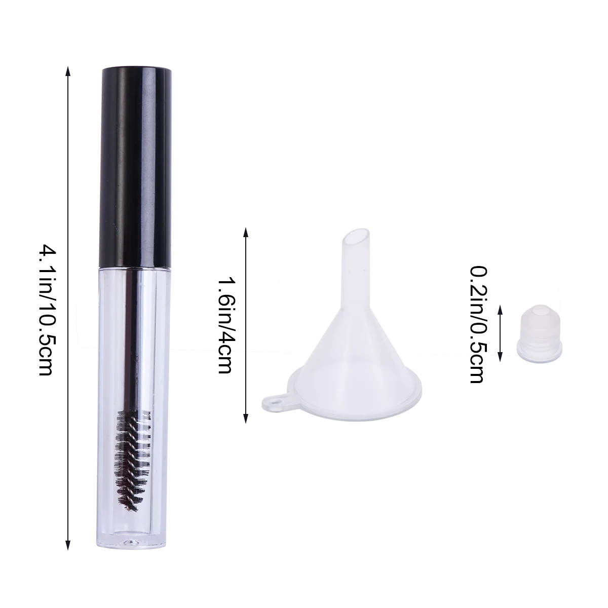 5pcs Empty Eyelash Cream Bottle Mascara Tube Container Waterproof Travel Size Black Lid Clear Body Storage Solution
5pcs Empty Eyelash Cream Bottle Mascara Tube Container Waterproof Travel Size Black Lid Clear Body Storage Solution