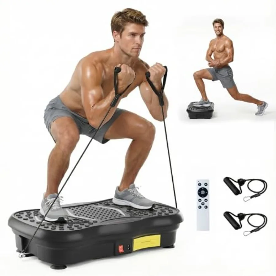 Vibration Plate Exercise Machine for Home Use Classic Black Steel Platform with 200 Speeds for Lymphatic Drainage and Full Body
Vibration Plate Exercise Machine for Home Use Classic Black Steel Platform with 200 Speeds for Lymphatic Drainage and Full Body