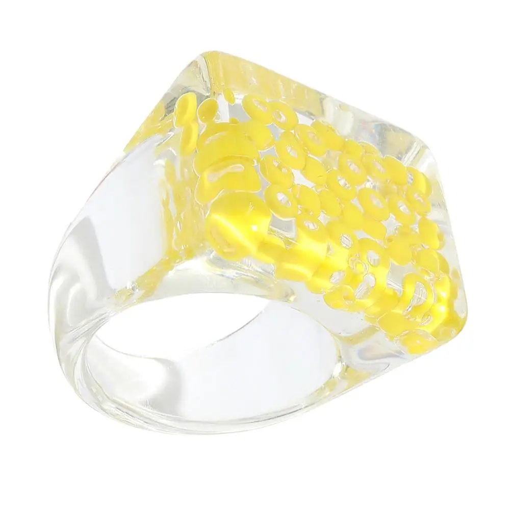 Fashion Wide Ring Safe Material Long Life Plastic Resin Jewelry Exaggerated Finger Rings Women Selfie Costume Daily Dress
Fashion Wide Ring Safe Material Long Life Plastic Resin Jewelry Exaggerated Finger Rings Women Selfie Costume Daily Dress