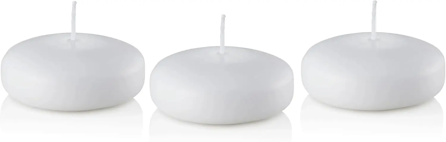 Large White Floating Candles 3 Inch Bulk 72 Pack for Weddings, Home Decor, Events, Spa, Pool
Large White Floating Candles 3 Inch Bulk 72 Pack for Weddings, Home Decor, Events, Spa, Pool