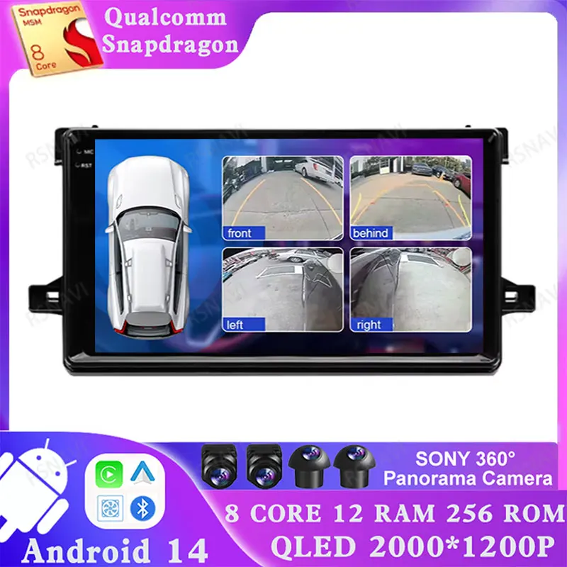 Android 14 For Toyota Prius XW50 2015 - 2020 Wireless Carplay Auto Multimedia Head Unit Stereo DSP Qualcomm 5G WIFI Navigation
Android 14 For Toyota Prius XW50 2015 - 2020 Wireless Carplay Auto Multimedia Head Unit Stereo DSP Qualcomm 5G WIFI Navigation