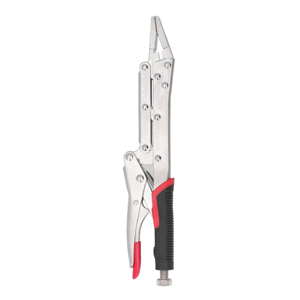 Fast Release Straight Jaw Locking Pliers Vanadium Steel Extended Reach Long Nose Plier Non-Slip Handle Long Neck Clamping Tool
Fast Release Straight Jaw Locking Pliers Vanadium Steel Extended Reach Long Nose Plier Non-Slip Handle Long Neck Clamping Tool