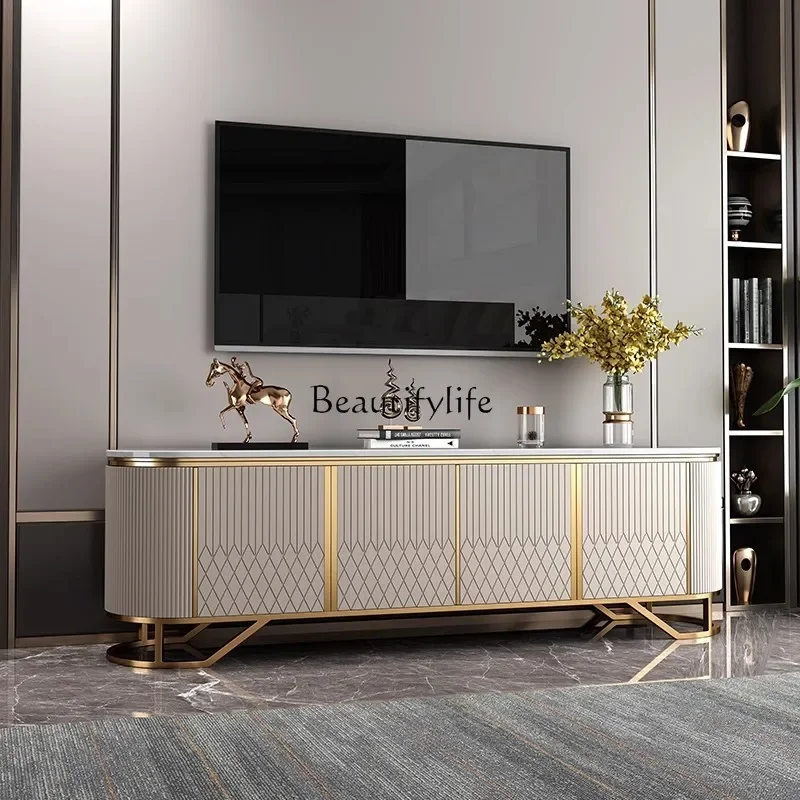 LXAmerican rounded corner light luxury TV cabinet rock slab living room background wall cabinet household TV cabinetSSS 
LXAmerican rounded corner light luxury TV cabinet rock slab living room background wall cabinet household TV cabinetSSS