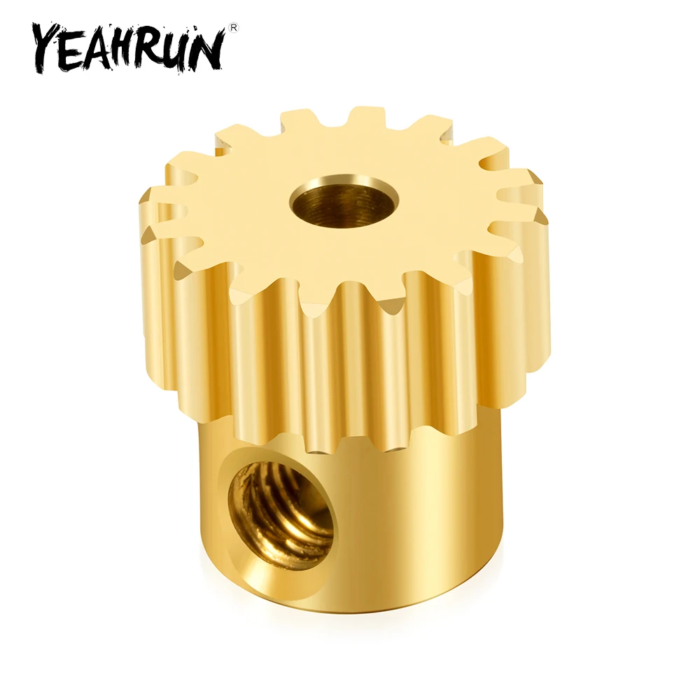 YEAHRUN 2Pcs 48P 16T 3.17mm Brass Pinion Motor Gear for 1/10 RC Model Car Upgrade Parts
YEAHRUN 2Pcs 48P 16T 3.17mm Brass Pinion Motor Gear for 1/10 RC Model Car Upgrade Parts