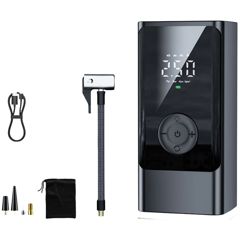 1 комплект, автомобильный беспроводной цифровой насос для накачивания шин, портативный воздушный компрессор со светодиодной подсветкой, инструменты для обслуживания давления
1 комплект, автомобильный беспроводной цифровой насос для накачивания шин, портативный воздушный компрессор со светодиодной подсветкой, инструменты для обслуживания давления