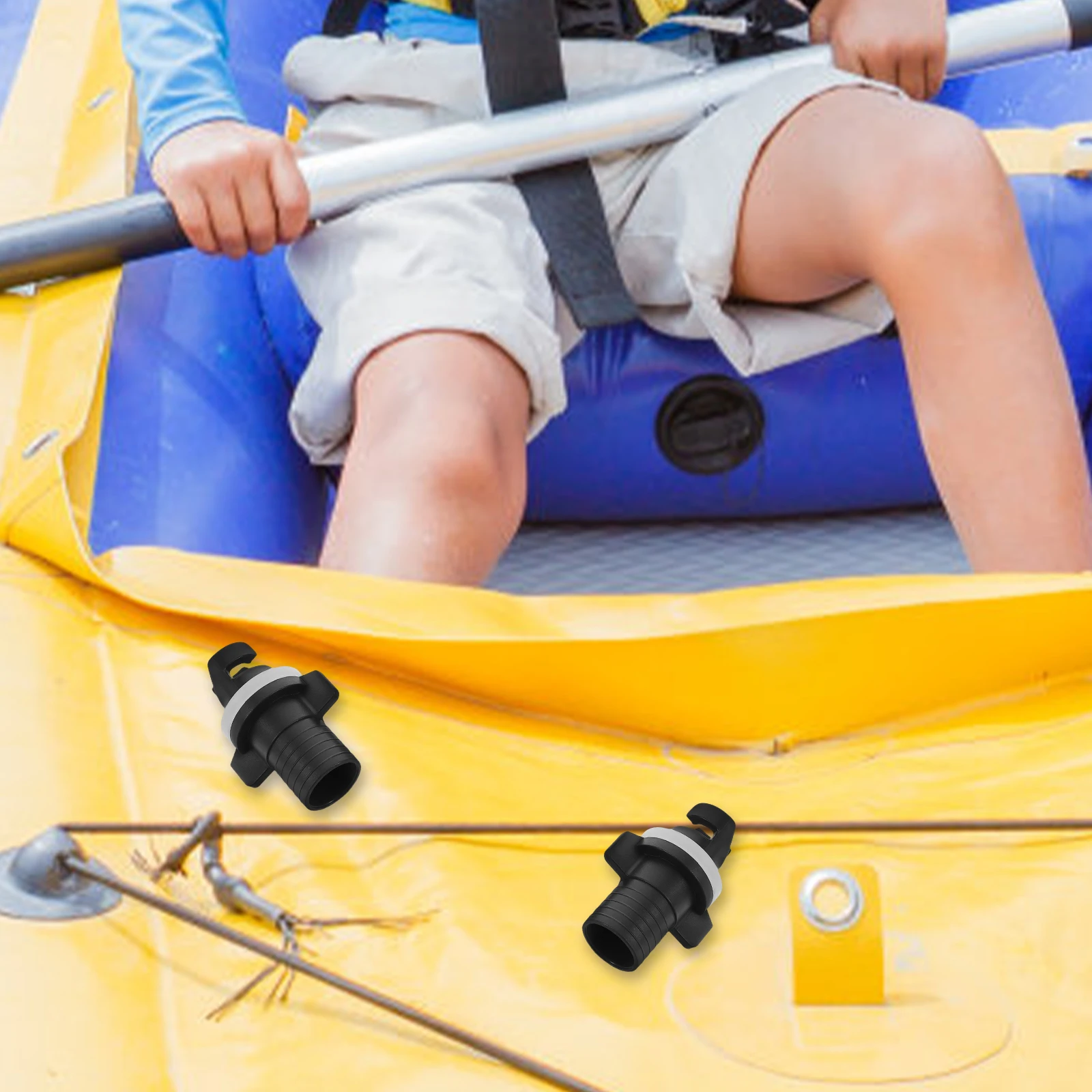 2pcs Inflatable Boat Valve Adapter Plug Air Hose Cap For Kayak Sup Pump Connector Paddle Board Leakproof Sturdy Portable Light
2pcs Inflatable Boat Valve Adapter Plug Air Hose Cap For Kayak Sup Pump Connector Paddle Board Leakproof Sturdy Portable Light